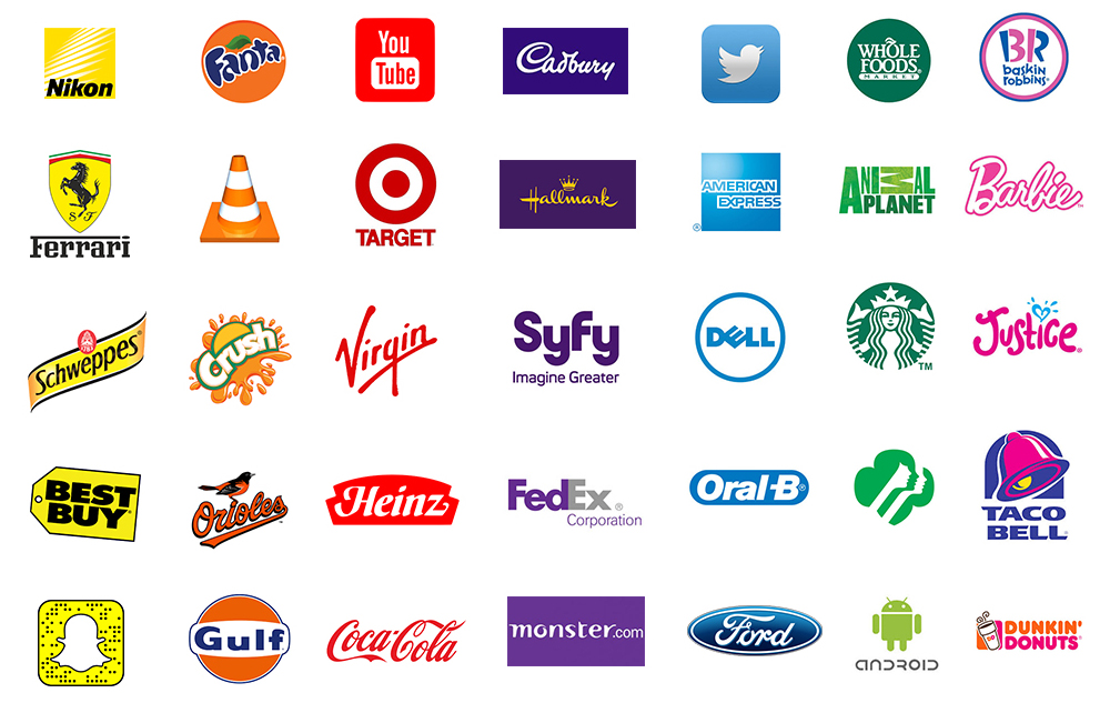 popular advertising logos